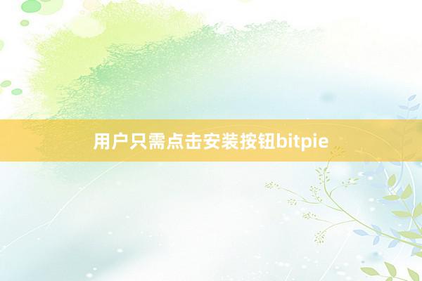 用户只需点击安装按钮bitpie