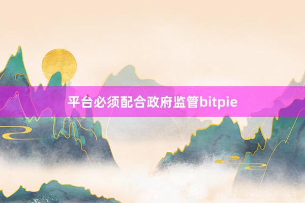 平台必须配合政府监管bitpie