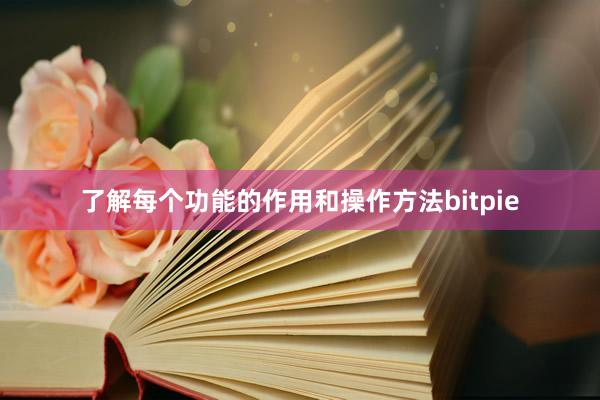 了解每个功能的作用和操作方法bitpie