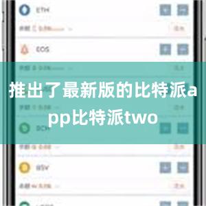 推出了最新版的比特派app比特派two